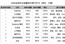去年全球车企销量前十中国占三，今年还有第四家？-程序员中文网